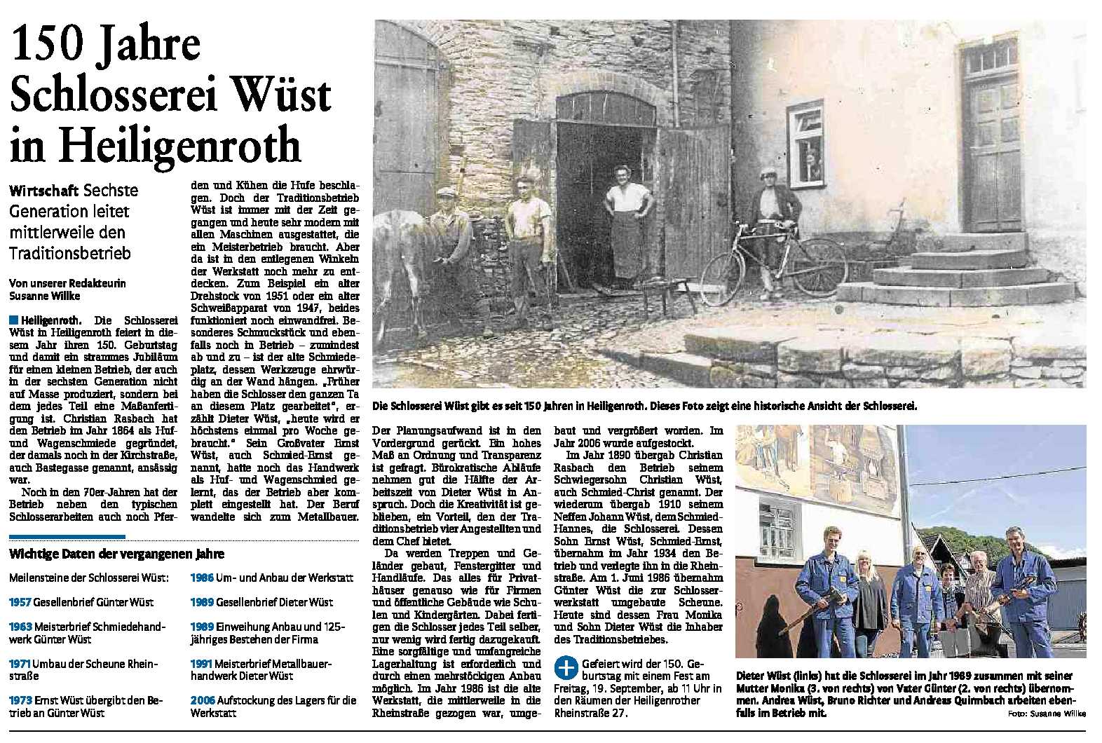 Schlosserei_Wuest_150_Jahre